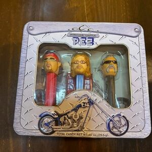 Orange County Choppers PEZ Candy Dispenser Set (3) in a Collector Tin